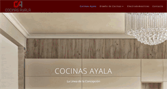 Desktop Screenshot of cocinasayala.com